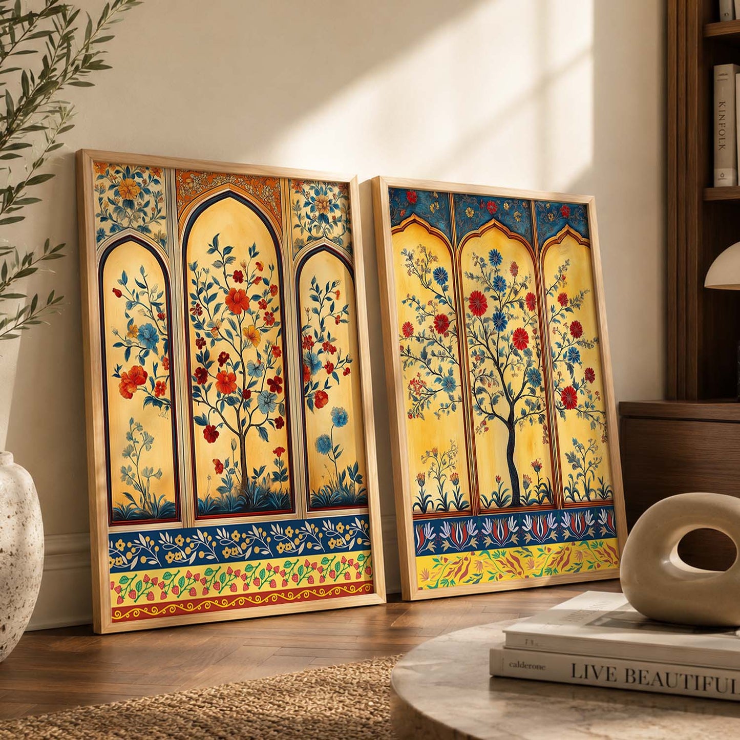 Floral  Wall Print For Living Room Wall Decor
