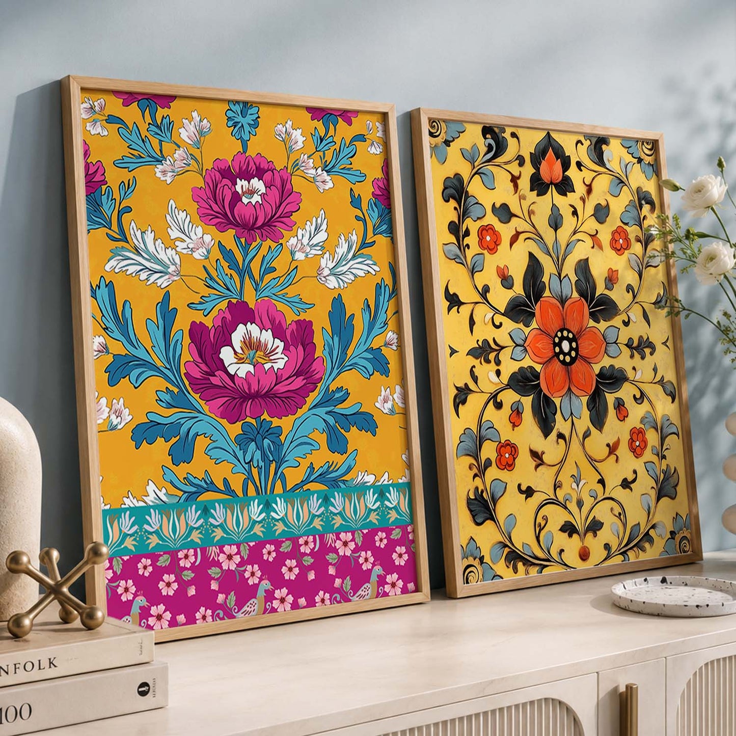 Traditional  Wall Print For Living Room Wall Decor