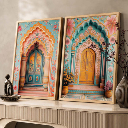 Madhubani  Wall Print For Living Room Wall Decor