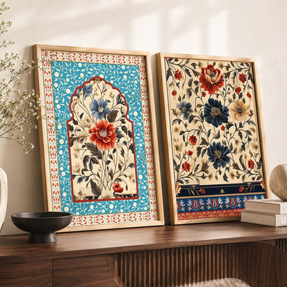 Floral Wall Print For Living Room Wall Decor
