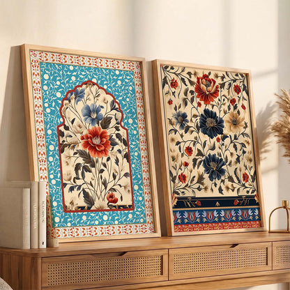 Floral Wall Print For Living Room Wall Decor