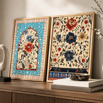 Floral Wall Print For Living Room Wall Decor