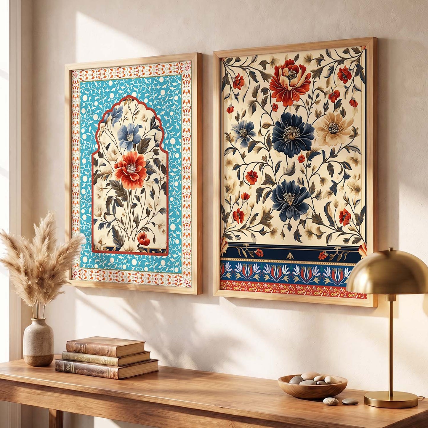 Floral Wall Print For Living Room Wall Decor