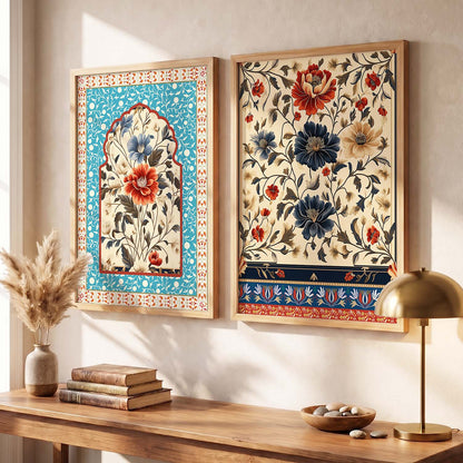 Floral Wall Print For Living Room Wall Decor