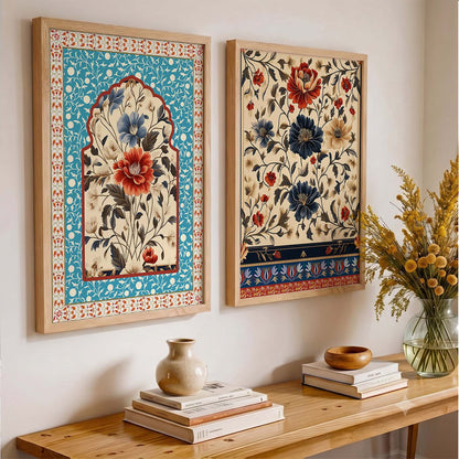 Floral Wall Print For Living Room Wall Decor