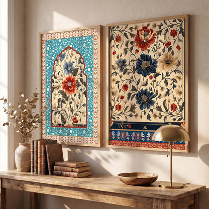 Floral Wall Print For Living Room Wall Decor