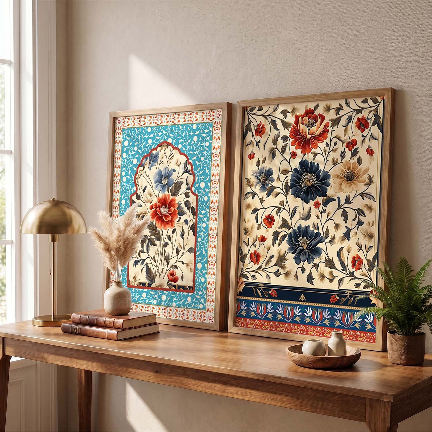 Floral Wall Print For Living Room Wall Decor
