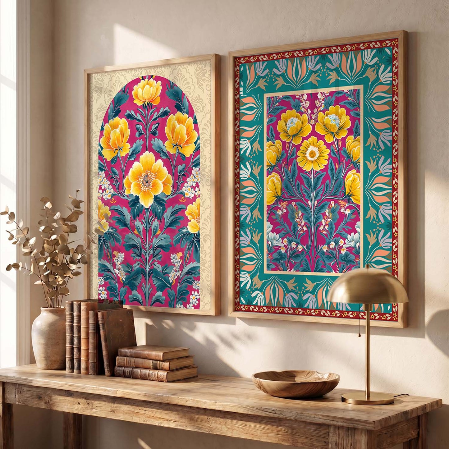 Floral  Wall Print For Living Room Wall Decor
