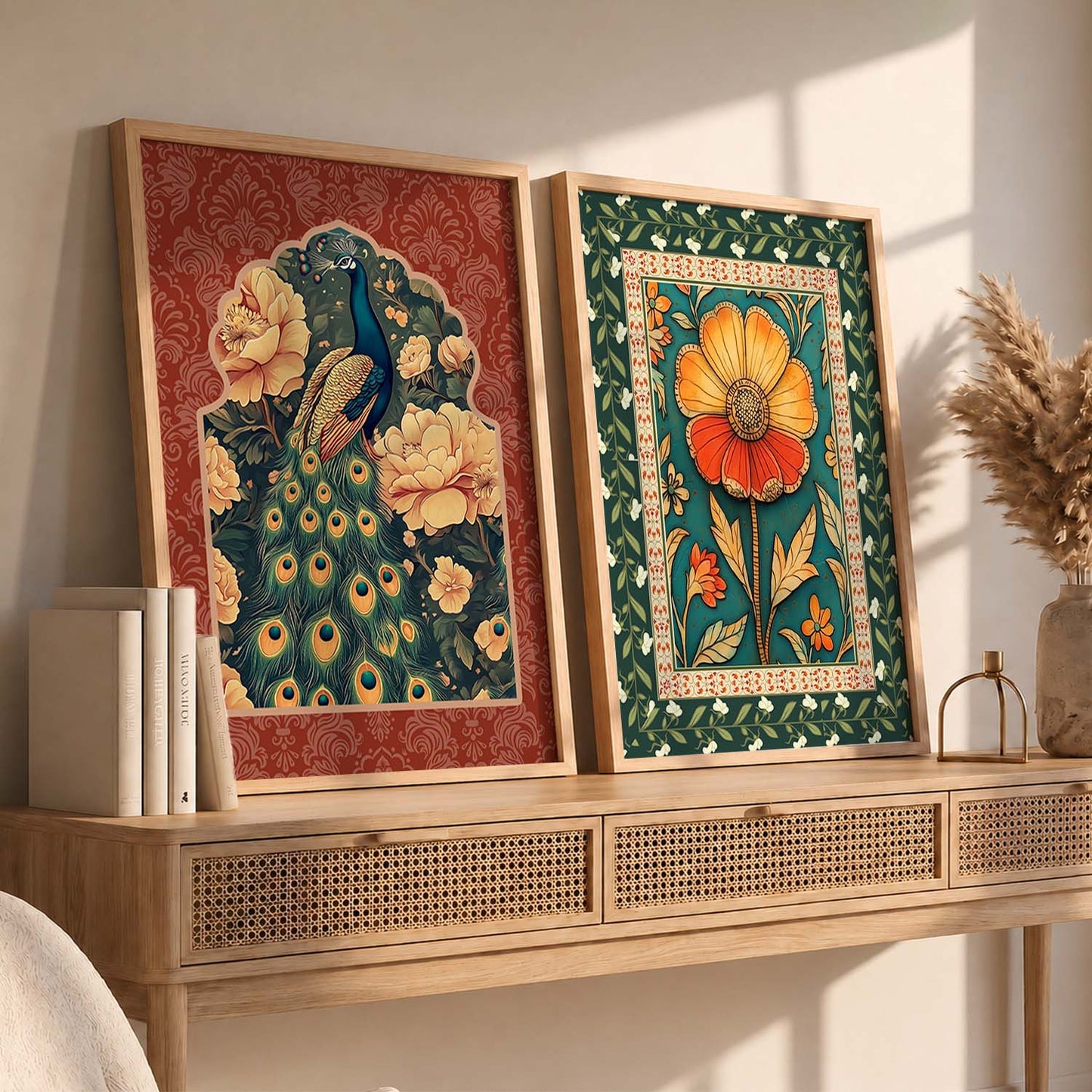 Floral  Wall Print For Living Room Wall Decor