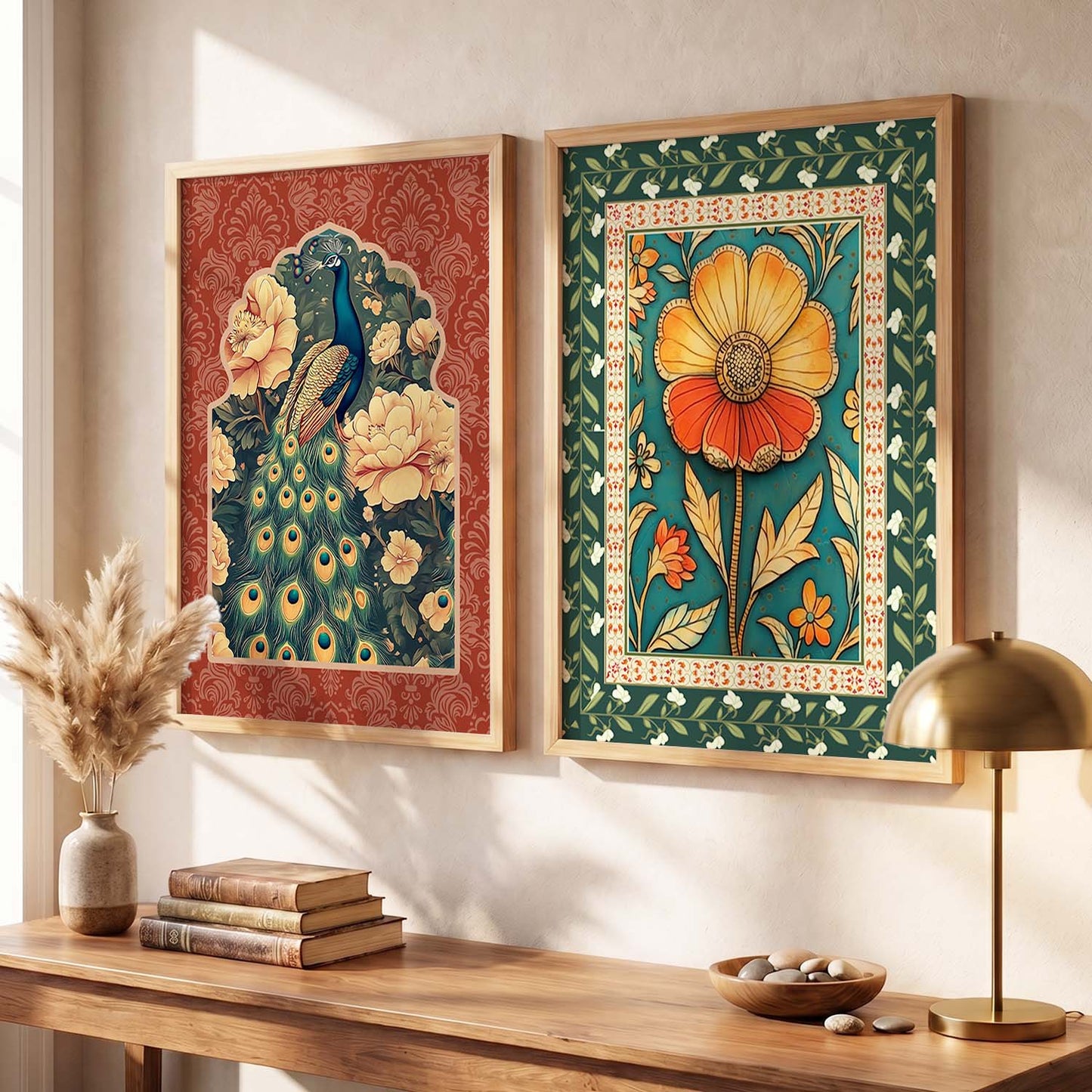 Floral  Wall Print For Living Room Wall Decor