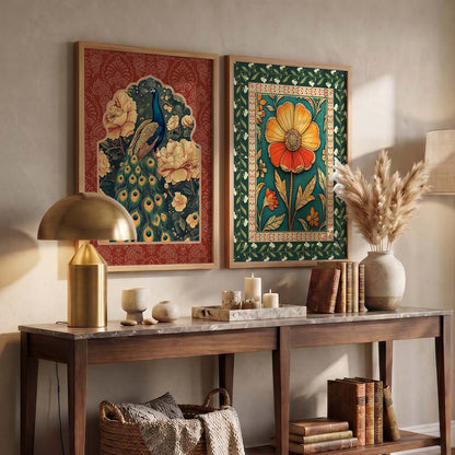 Floral  Wall Print For Living Room Wall Decor