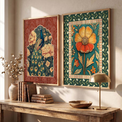 Floral  Wall Print For Living Room Wall Decor