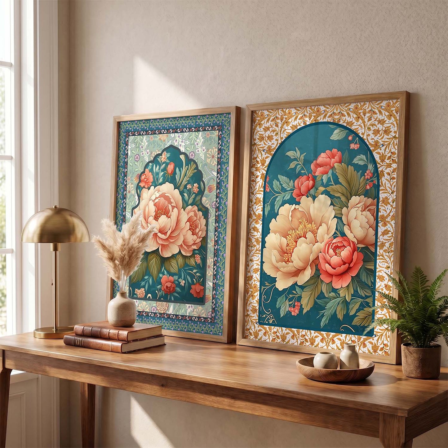 Floral Wall Print For Living Room Wall Decor
