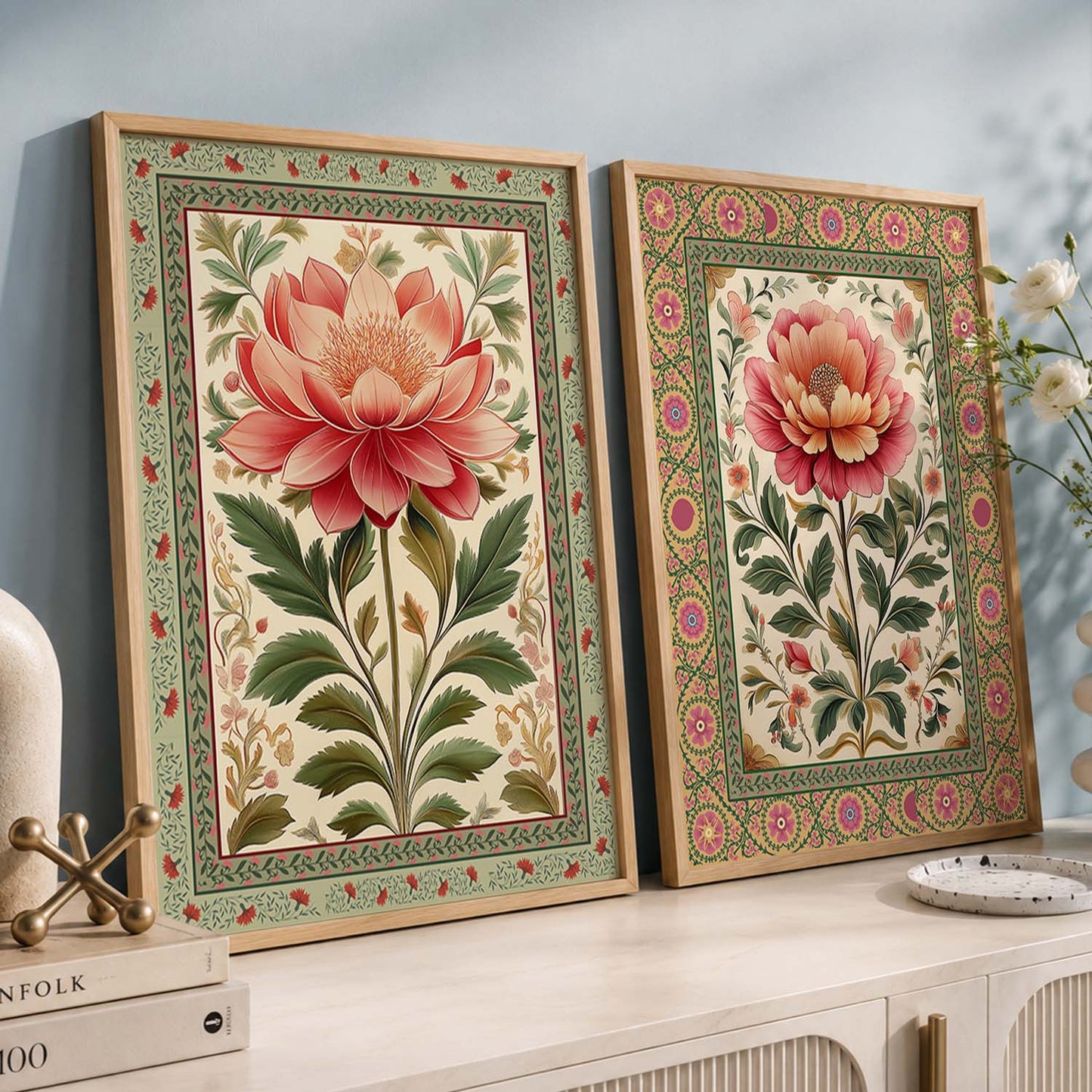 Floral  Wall Print For Living Room Wall Decor