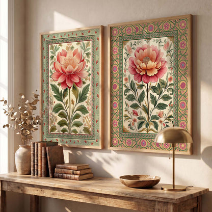 Floral  Wall Print For Living Room Wall Decor