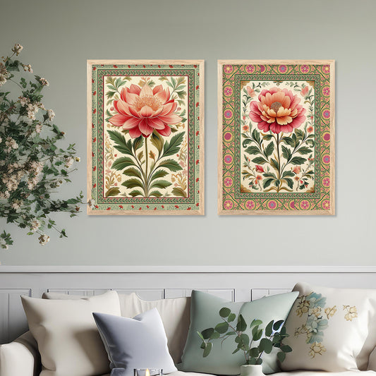 Floral  Wall Print For Living Room Wall Decor