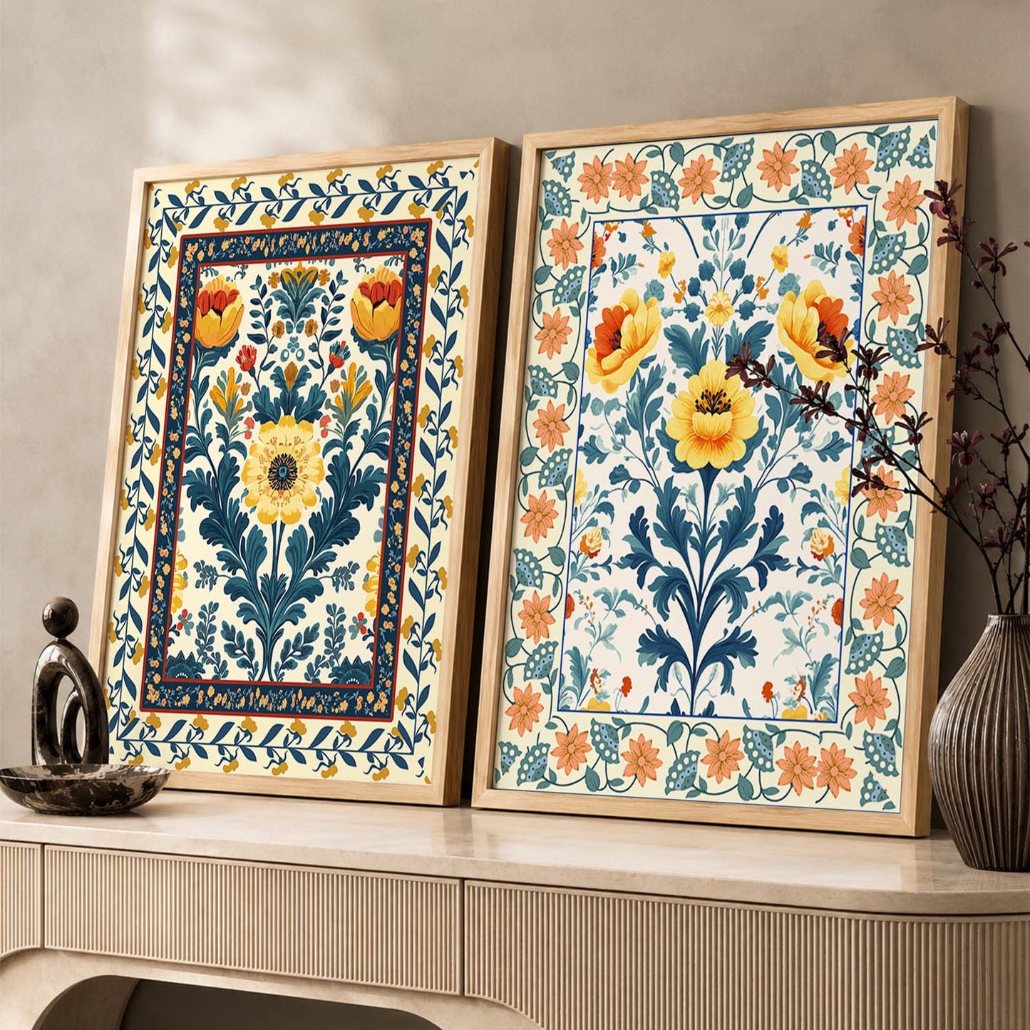 Traditional  Wall Print For Living Room Wall Decor