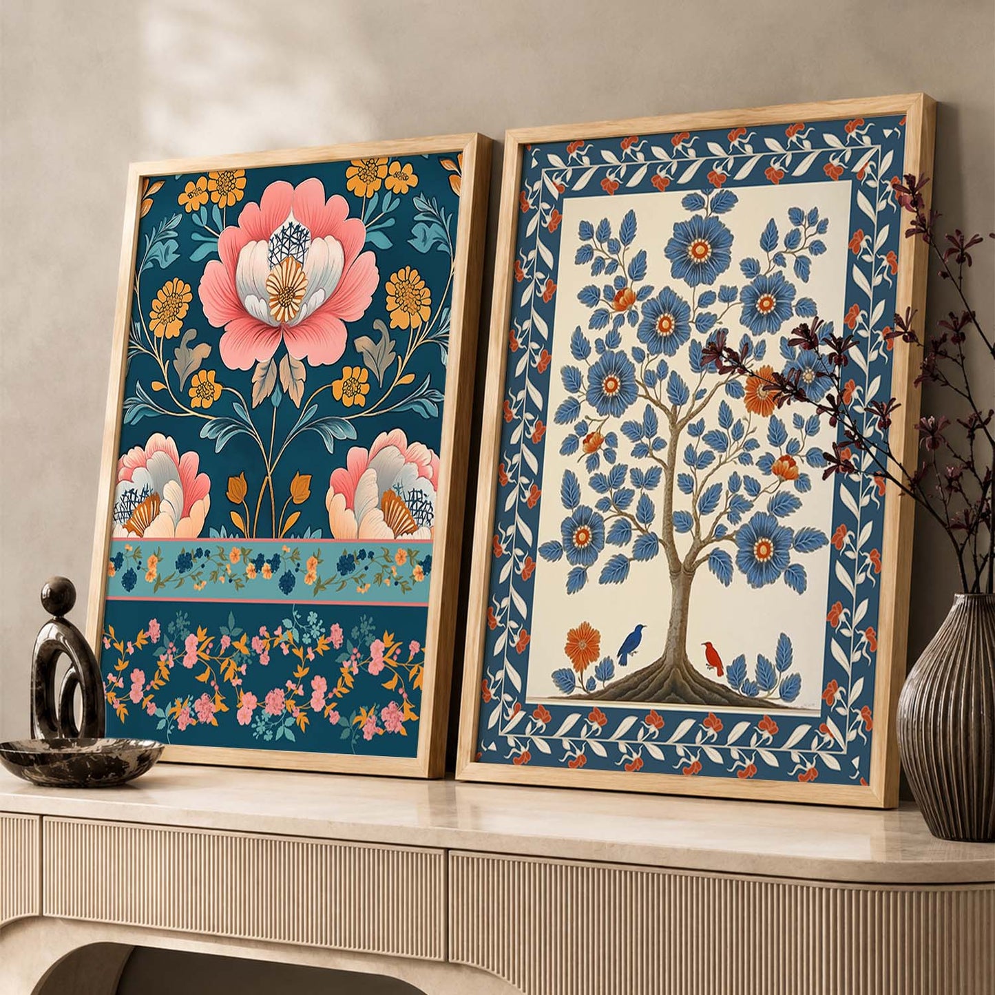 Traditional  Wall Print For Living Room Wall Decor