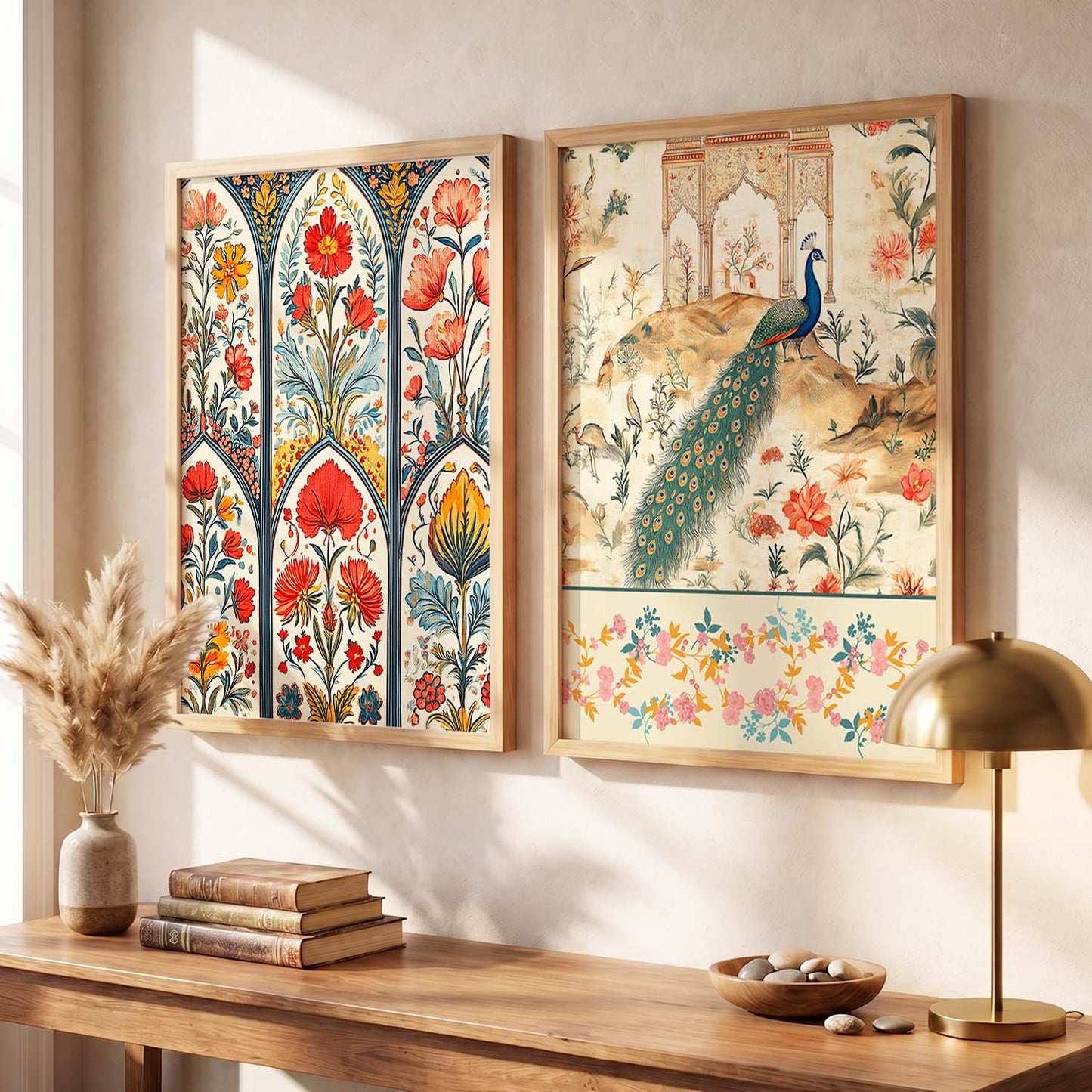 Madhubani  Wall Print For Living Room Wall Decor