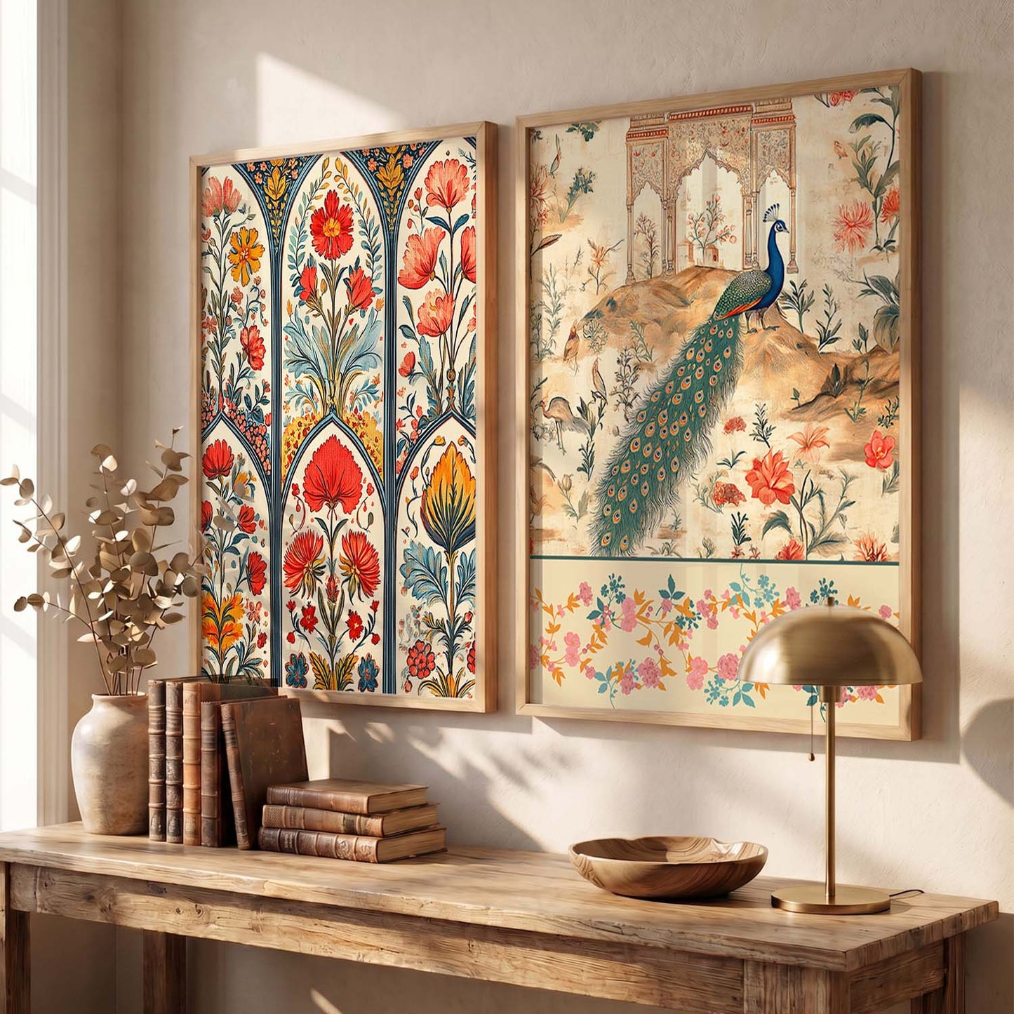 Madhubani  Wall Print For Living Room Wall Decor