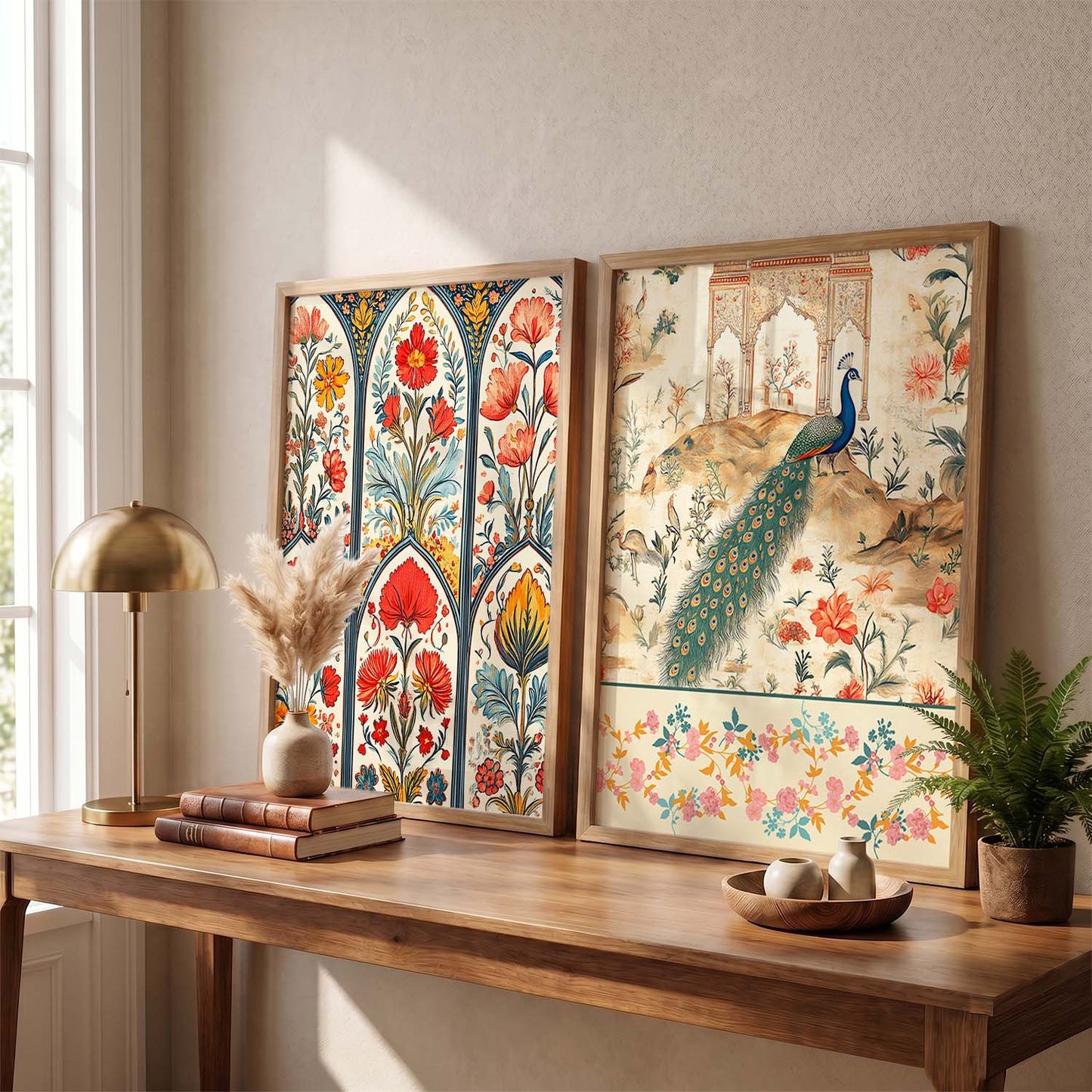 Madhubani  Wall Print For Living Room Wall Decor
