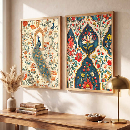Madhubani Wall Print For Living Room Wall Decor