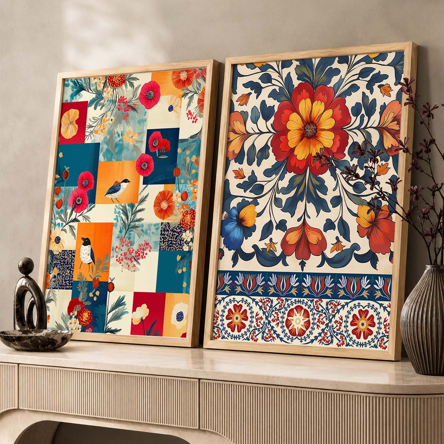 Traditional Wall Print For Living Room Wall Decor
