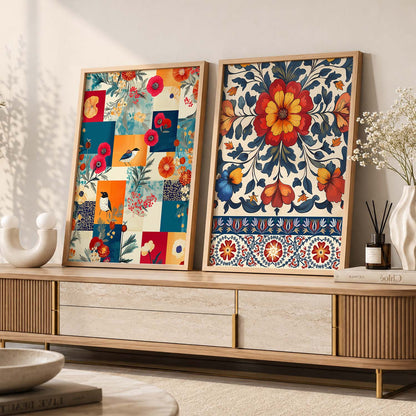 Traditional Wall Print For Living Room Wall Decor