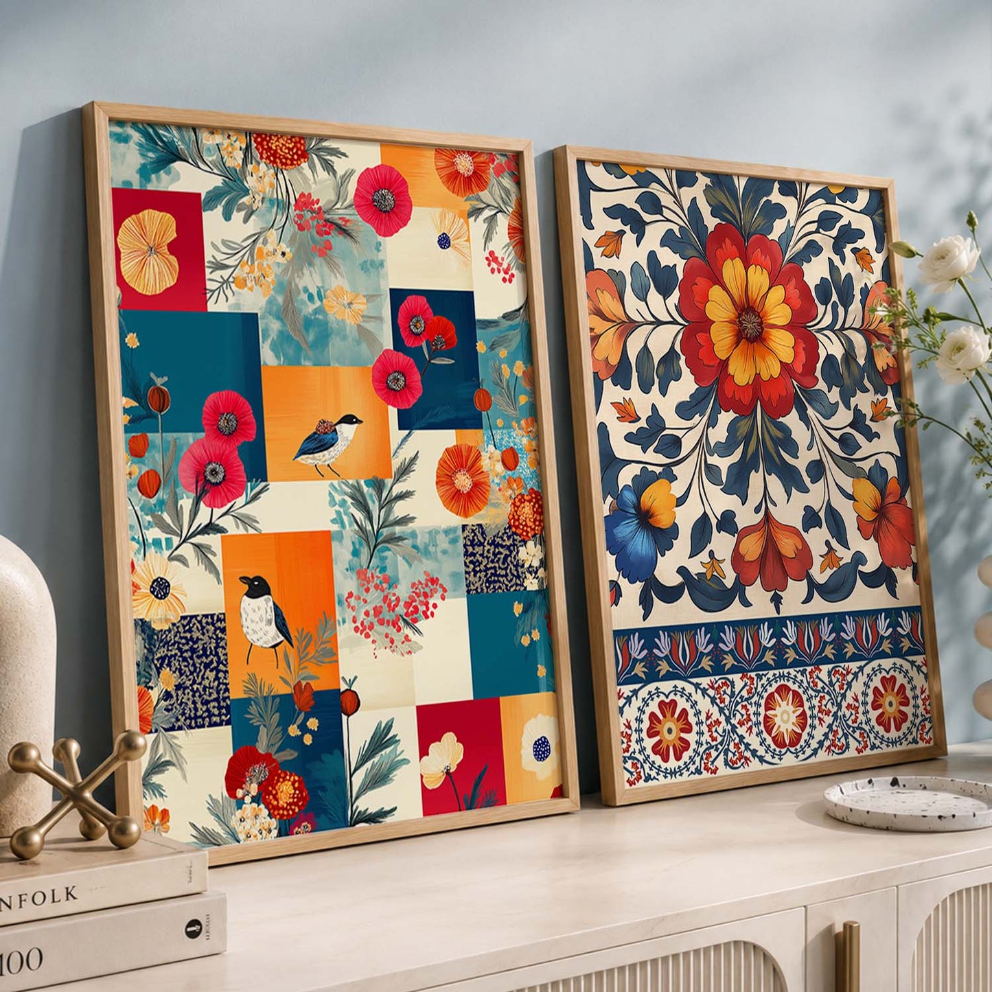 Traditional Wall Print For Living Room Wall Decor