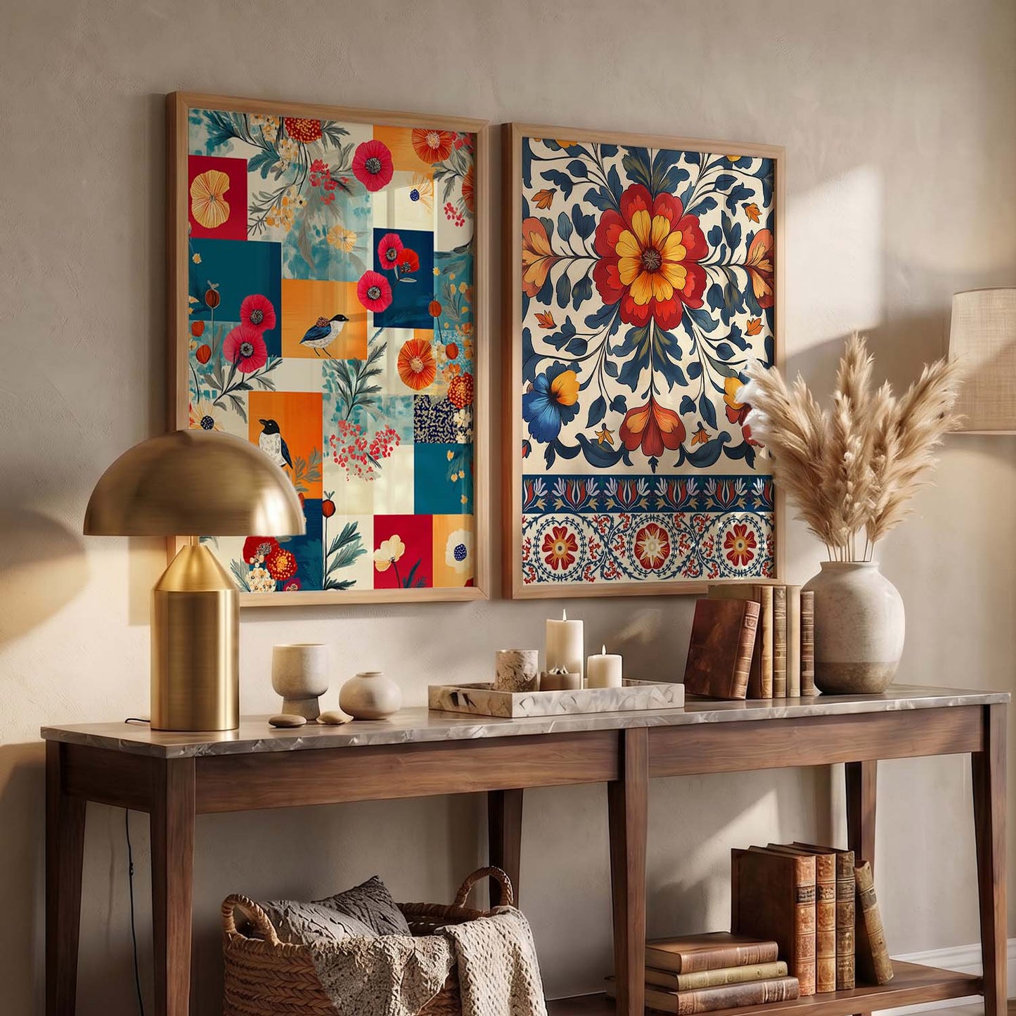 Traditional Wall Print For Living Room Wall Decor