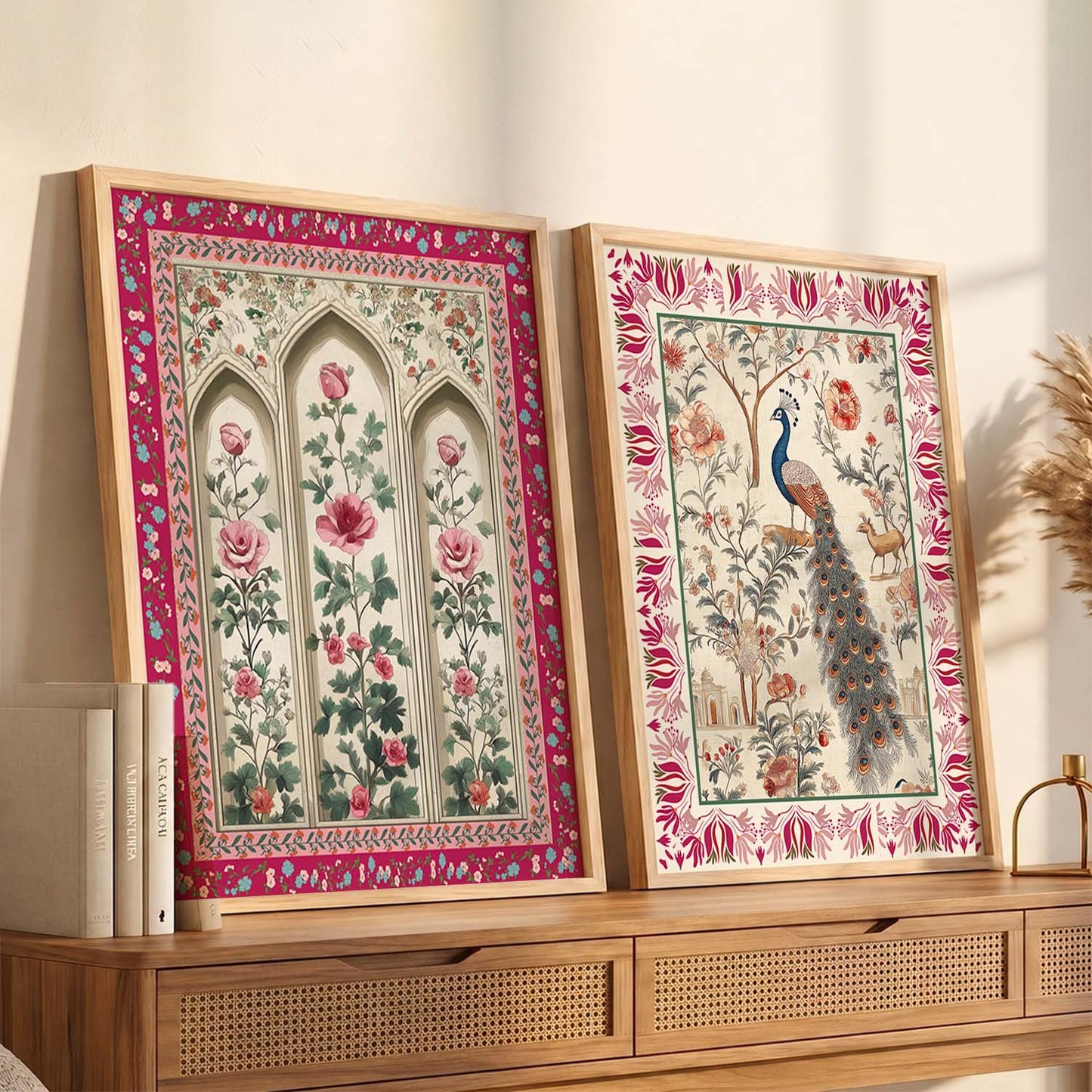 Madhubani  Wall Print For Living Room Wall Decor