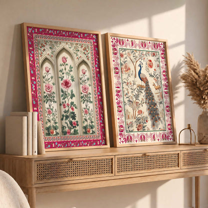 Madhubani  Wall Print For Living Room Wall Decor