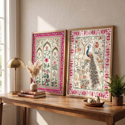 Madhubani  Wall Print For Living Room Wall Decor