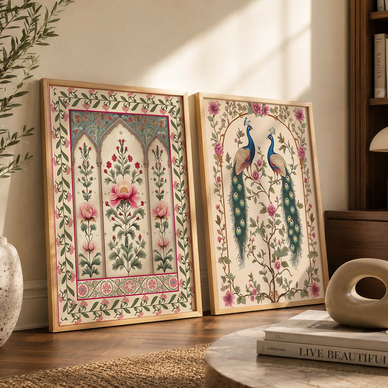 Madhubani Wall Print For Living Room Wall Decor