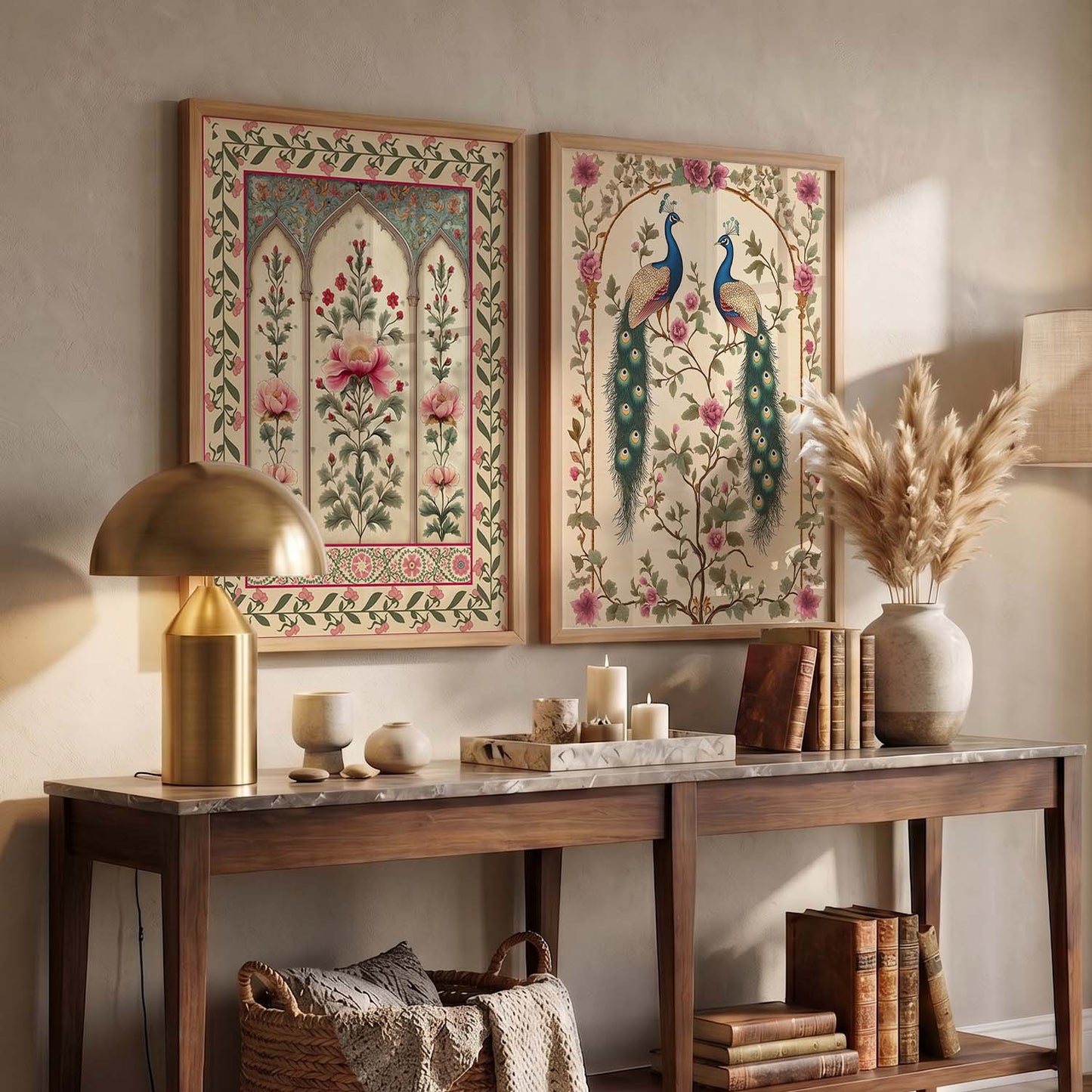 Madhubani Wall Print For Living Room Wall Decor