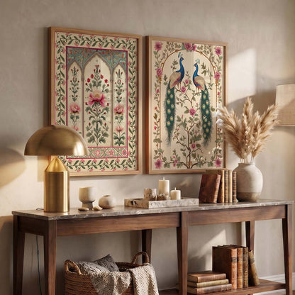 Madhubani Wall Print For Living Room Wall Decor