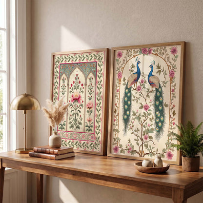 Madhubani Wall Print For Living Room Wall Decor