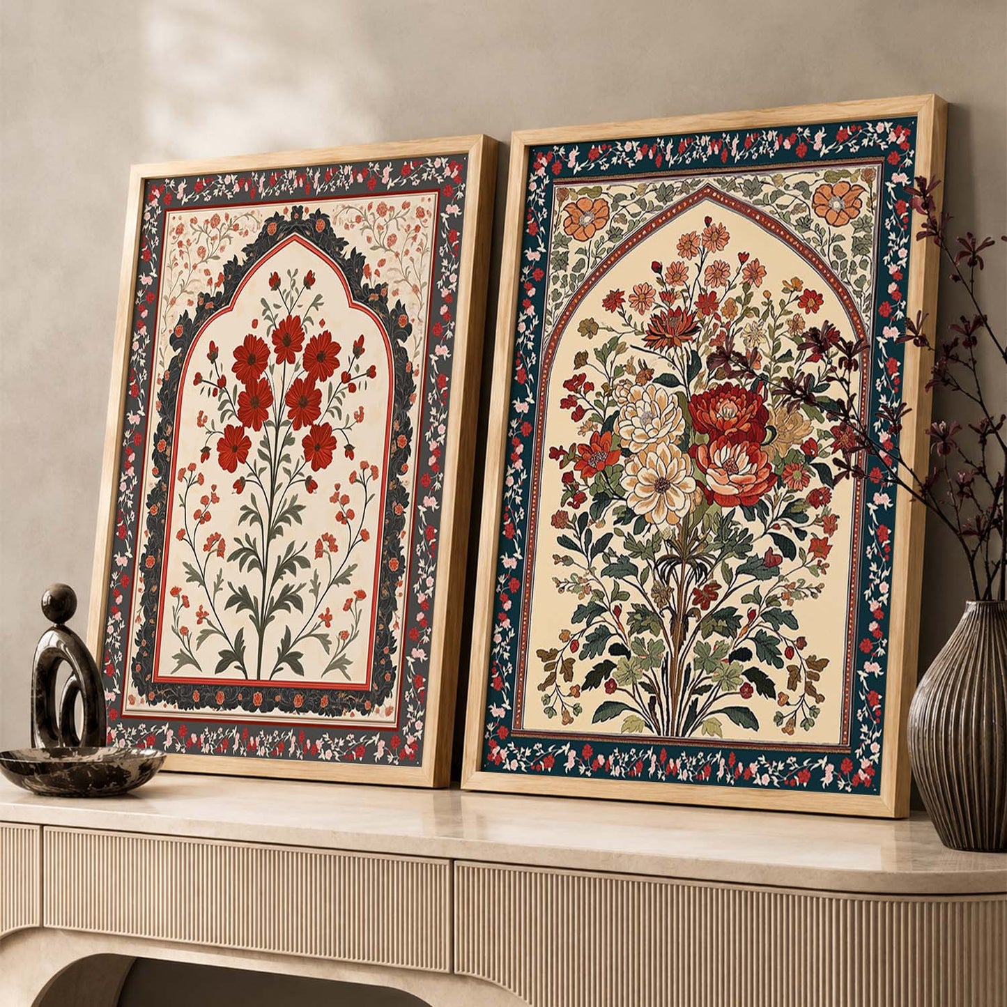 Floral  Wall Print For Living Room Wall Decor