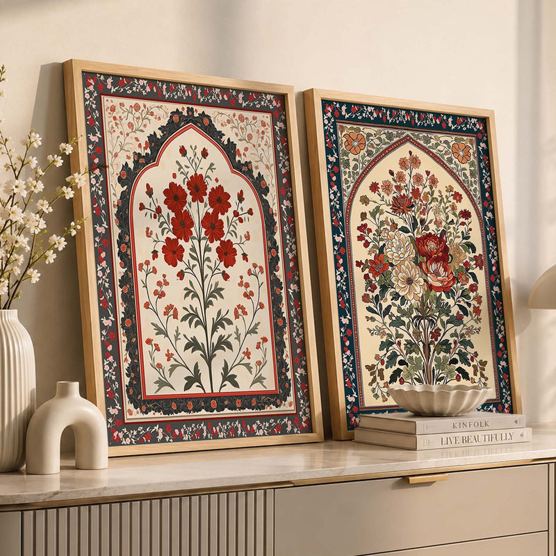 Floral  Wall Print For Living Room Wall Decor