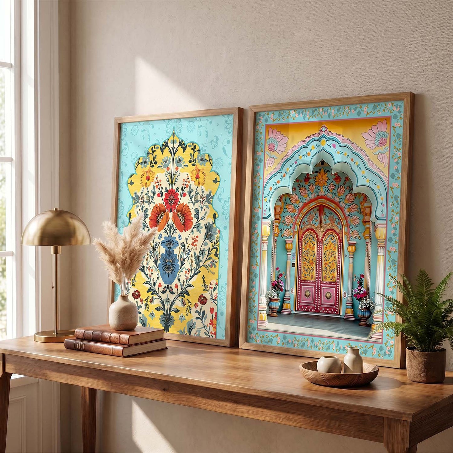 Madhubani  Wall Print For Living Room Wall Decor