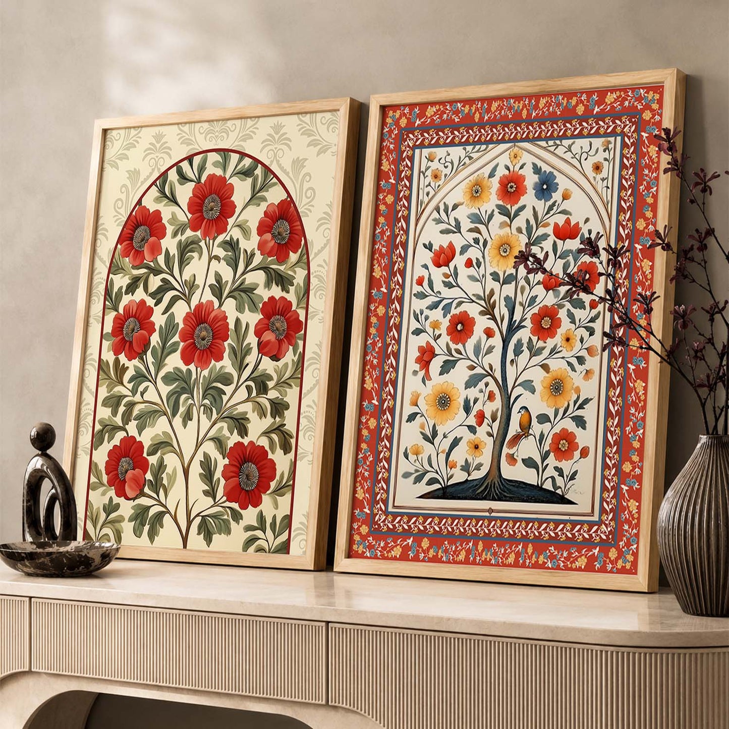 Floral  Wall Print For Living Room Wall Decor