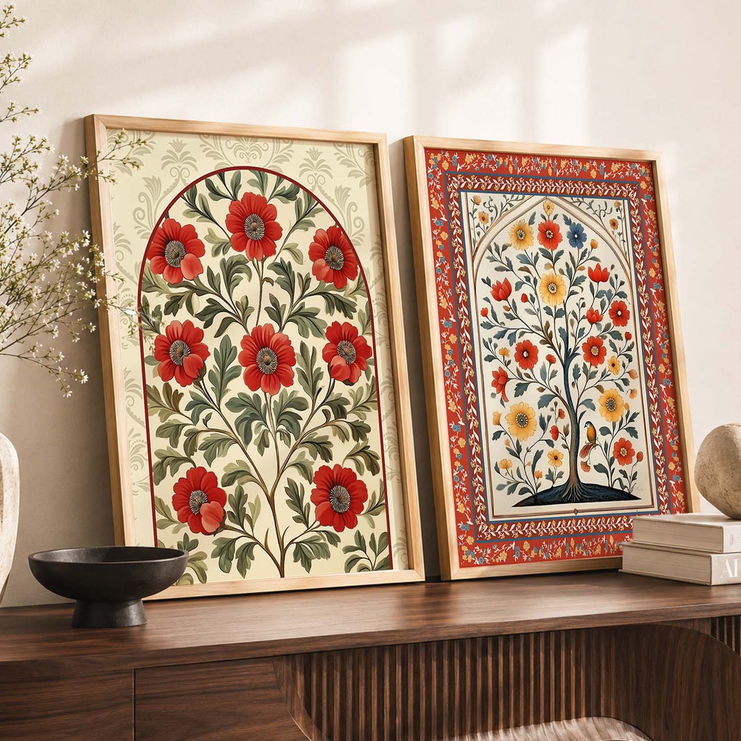 Floral  Wall Print For Living Room Wall Decor