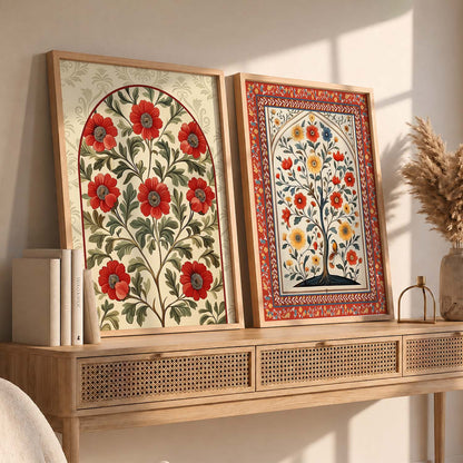 Floral  Wall Print For Living Room Wall Decor