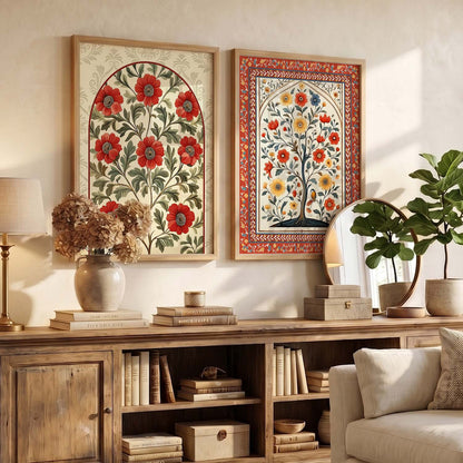 Floral  Wall Print For Living Room Wall Decor