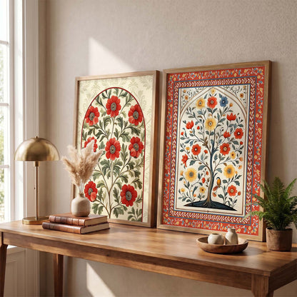 Floral  Wall Print For Living Room Wall Decor