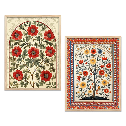 Floral  Wall Print For Living Room Wall Decor