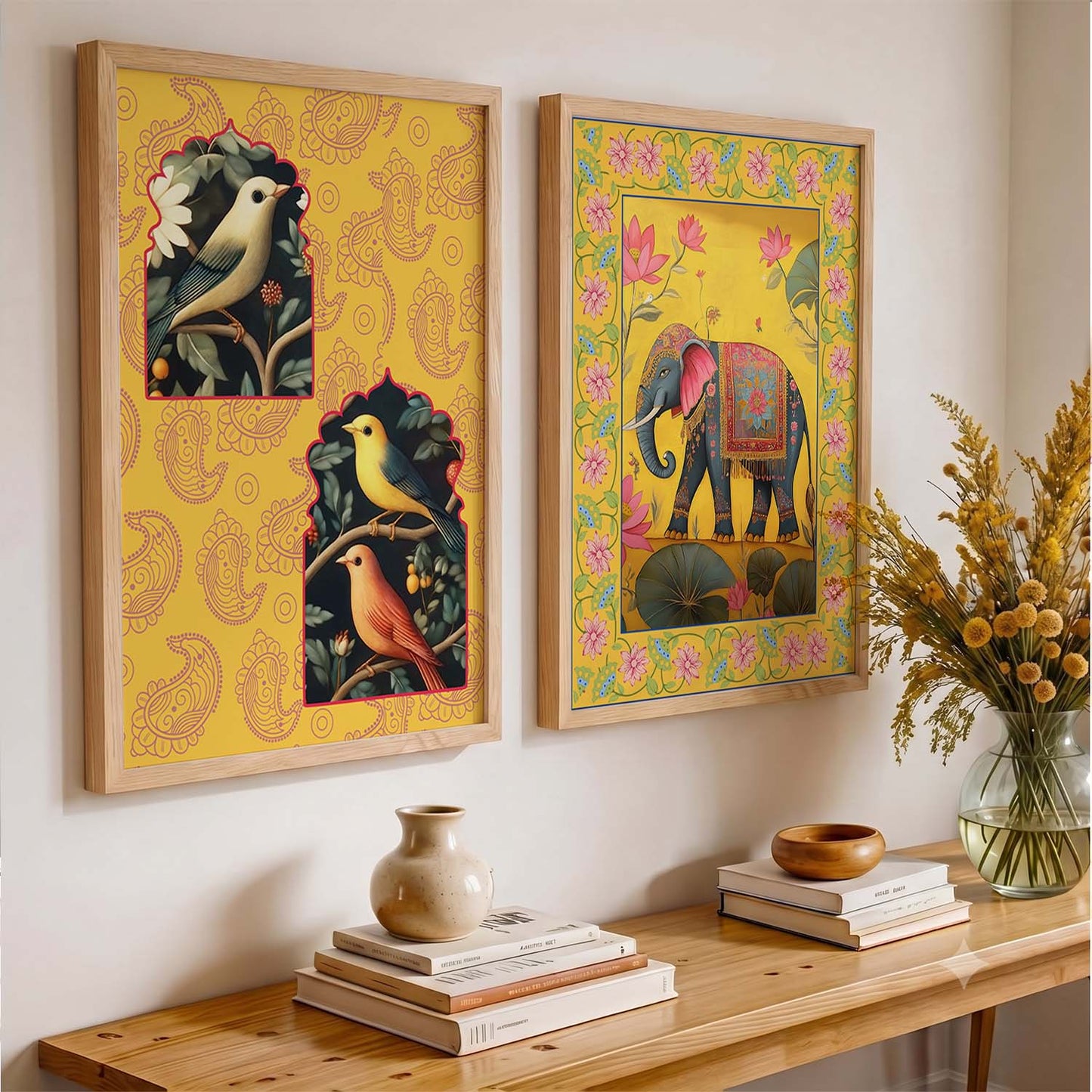 Madhubani   Wall Print For Living Room Wall Decor