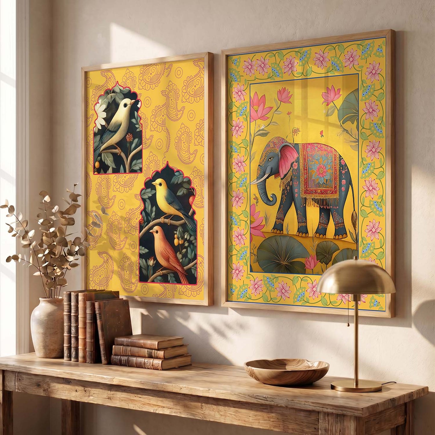 Madhubani   Wall Print For Living Room Wall Decor