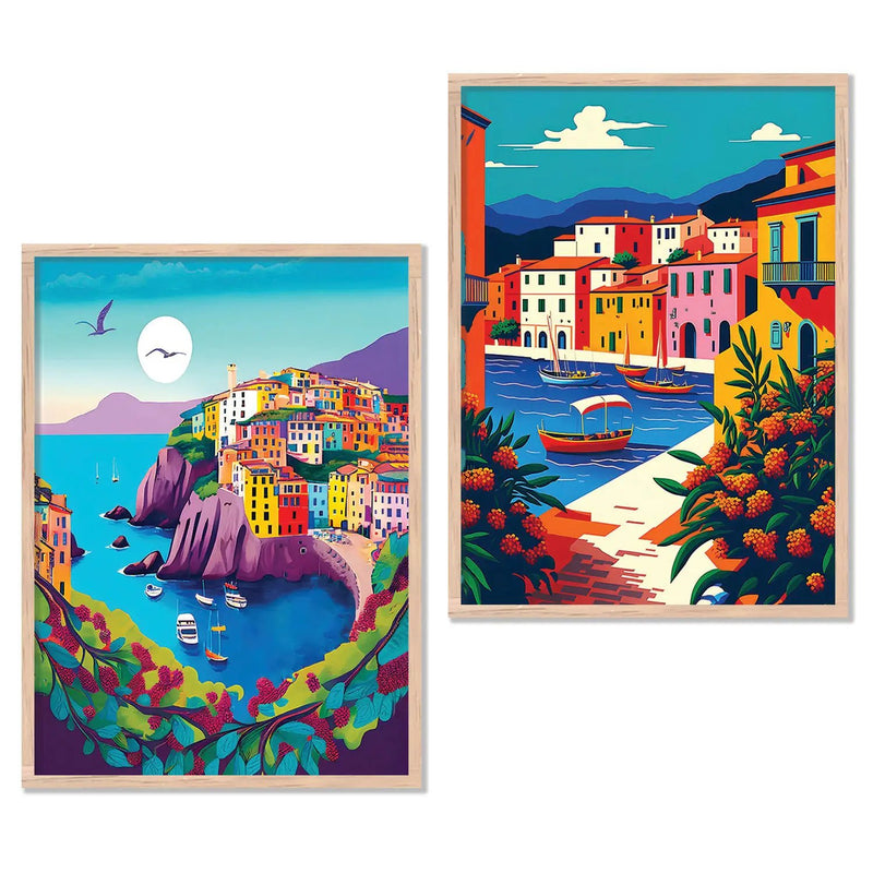 Tropical Wilderness Canvas Art Print: Lush Nature Scenes for Home Decor
