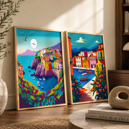 Tropical Wilderness Canvas Art Print: Lush Nature Scenes for Home Decor